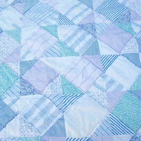 Ralph Lauren Patchwork Quilt King Size Pastels - Picture 2 of 9